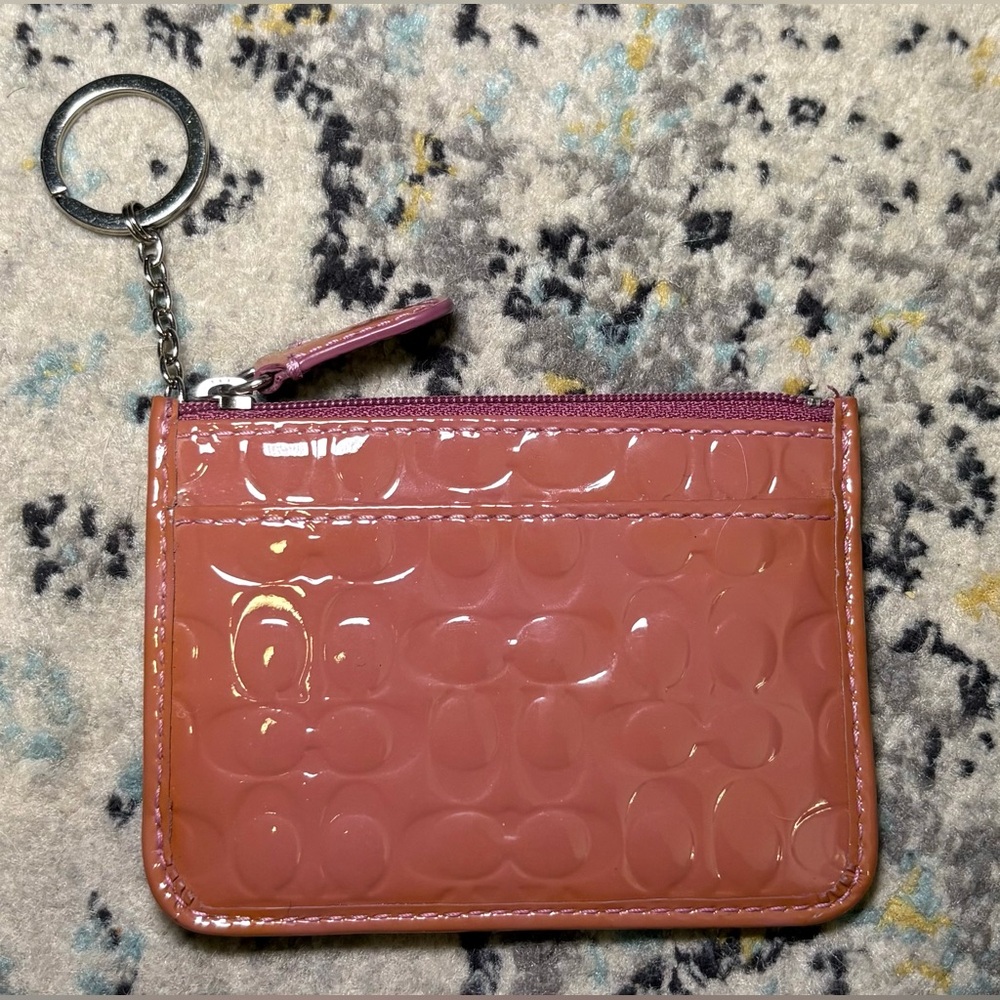 Coach Patent Leather Card Holder